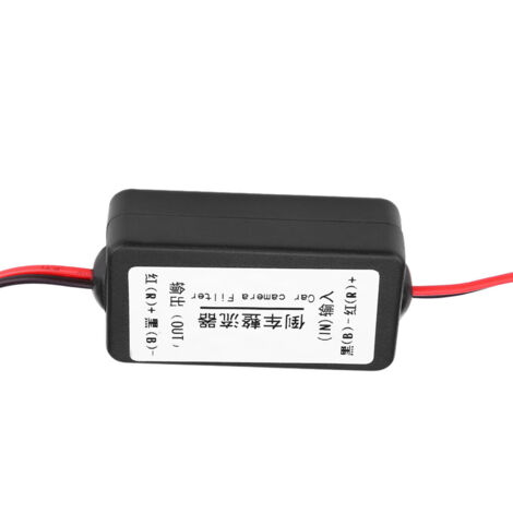 Relais de puissance 12V DC pour caméra de recul avec condensateur et filtre redresseur
