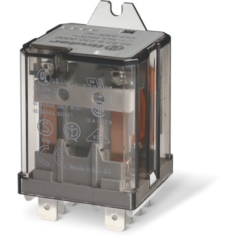 Relais de puissance 2RT 16A 24V DC Faston 250 AgSnO2 198330 FINDER 628290244000