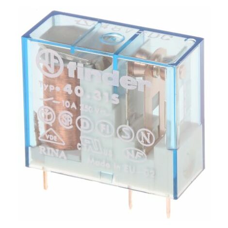Relais de puissance Finder 40 Series, 1 RT, bobine 48V c.c. Montage sur CI 500mW ( Prix pour 1 )