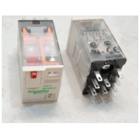 Relais de puissance miniature 10A contact 3OF 120V CA avec DEL Zelio RXM SCHNEIDER ELECTRIC RXM3AB2F7