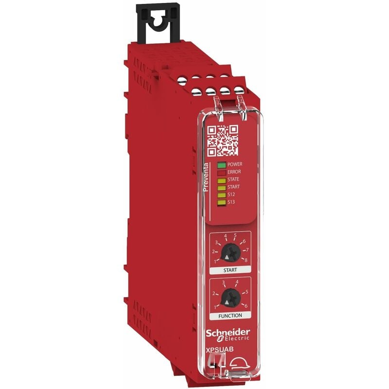 Schneider Electric - Preventa xpsu - module sécurité multifonctions - Cat1 - 1O/F - 24V - vis