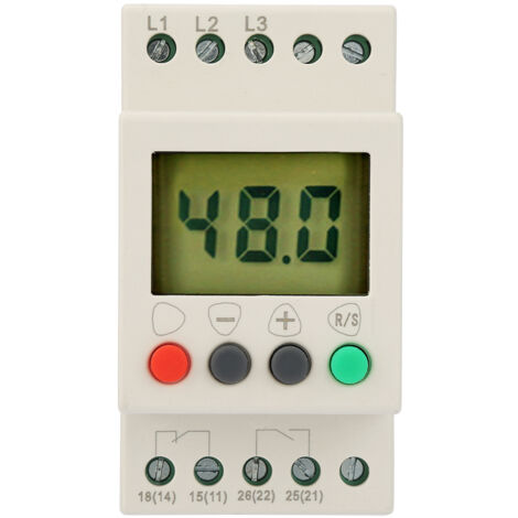 Relais de Séquence de Phase 380V AC 50Hz avec Affichage Numérique et Protection de Tension