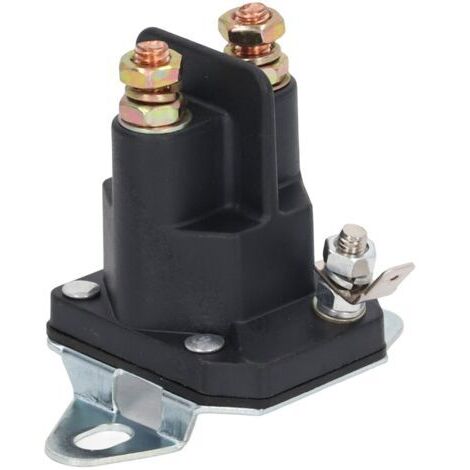 Relais de Solénoïde de Démarreur de Moteur à 3 Pôles 12 V 435097 Solénoïde de Relais pour MTD 109946 146154 T1200 Relais de Solénoïde de Service de Tondeuse à Gazon