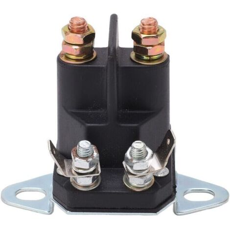 Relais de Solénoïde de Démarreur Relais de Démarreur de Tondeuse à Gazon Pièces de Rechange Accessoires pour Tracteur de Pelouse Vehicles12V