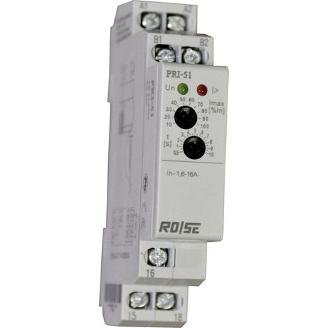 Relais de surveillance 24, 24 - 24, 240 V/DC, V/AC 1 inverseur (RT) Rose LM PRI-51/1 1 pc(s) X182251
