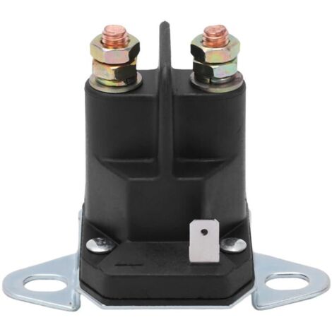 Relais de Tondeuse à Gazon Relais de Commutation Magnétique Démarreur de Moteur Solénoïde Relais Accessoires de Tondeuse pour Tracteur de Jardin ATV Motoneige 12V