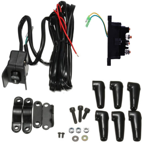 Relais de treuil ATV UTV12V 63070, ensemble combiné interrupteur à bascule et pouce pour tableau de bord 62135