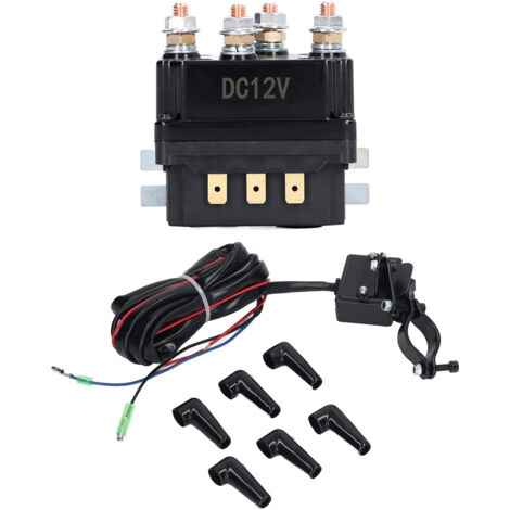 Relais de treuil électrique 250A, bobine en laiton, performance stable, contacteur solénoïde pour ATV 12V