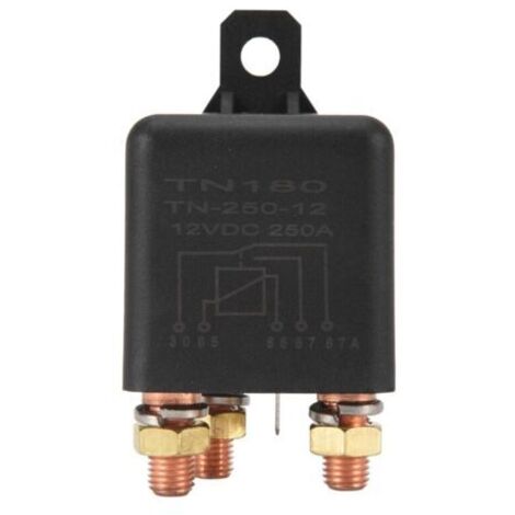 Relais de Voiture 12V 24V 250A Type Continu Haute Batterie Contrôle Interrupteur Terminal Automobile DéMarreur Relais..DEBUNS