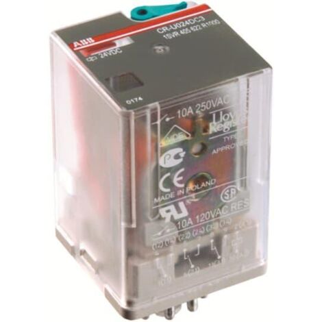 Relais débrochable Universel 110VDC 2rt 250V 10A 1SVR405621R8000 ABB 240562180
