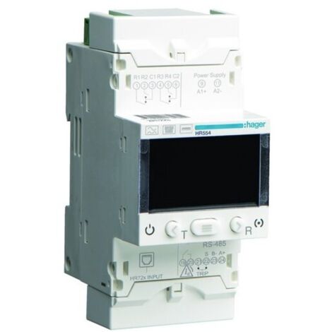 Relais différentiel 0,03A à 3A type B 4 canaux - HAGER HR554