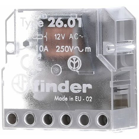 FINDER 13.01 Relais monostable à impulsions ou électronique 230V AC  contacts 16A 250V