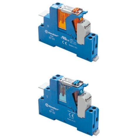 Relais d'interface 110V c.c., 2 RT, montage Rail DIN, série , 4C Series ( Prix pour 1 )