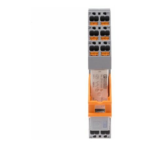 Relais d'interface 24V c.a., 2 RT, montage Rail DIN, série RIF ( Prix pour 1 )