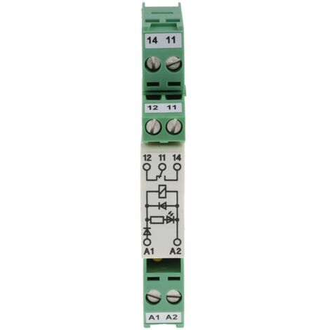 Relais d'interface 24V c.c., 1 RT, montage Rail DIN, série EMG REL ( Prix pour 1 )