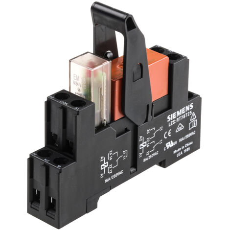 Relais d'interface 24V c.c., 2 RT, montage Enfichable, série LZS ( Prix pour 1 )