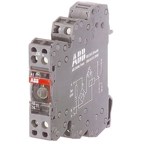 Relais d'interface 48V c.a. / V c.c., 2 RT, montage Rail DIN, série R600 ( Prix pour 1 )