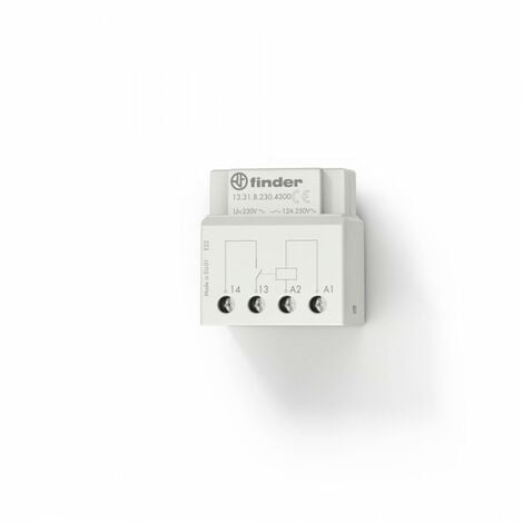 Relais d'interface monostable 1NO 12A 12V AC 378503 FINDER 133180124300