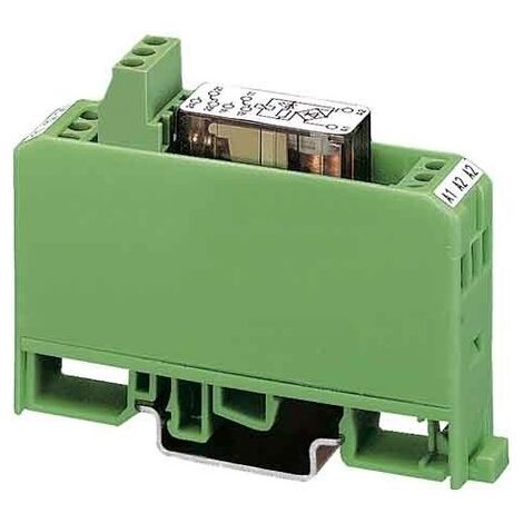 Relais d'interface Phoenix Contact EMG REL, 24V c.c., 2 RT, montage Rail DIN ( Prix pour 1 )