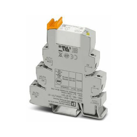 Relais d'interface Phoenix Contact PLC-RSC- 24UC/ 1/S/H, 24V c.a. / V c.c., 1 NO, montage Rail DIN ( Prix pour 1 )