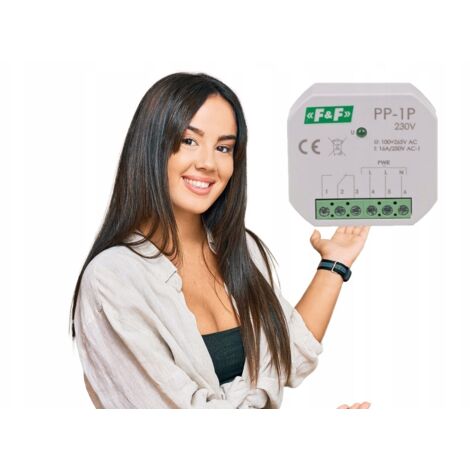 Relais électromagnétique compact 16A – Tension 100-265V AC – 1 contact NO/NC – Signal LED intégré – Installation rapide