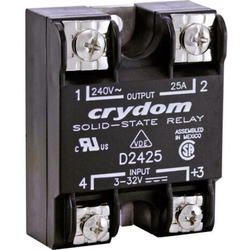 Crydom - Relais à semi-conducteurs H12WD4850 50 a Tension de contact (max.): 660 v/ac à commutation au zéro de tension 1