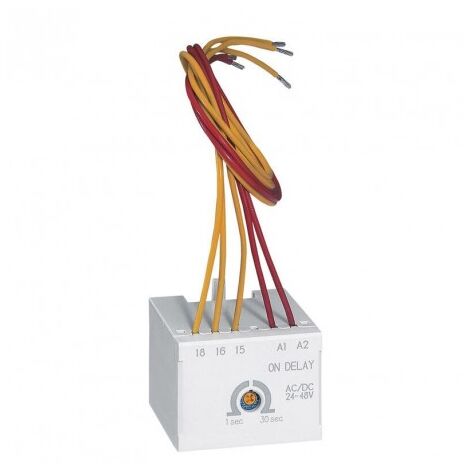 Relais électronique temporisé retardé à la fermeture 24-48V CTX³ LEGRAND 416870