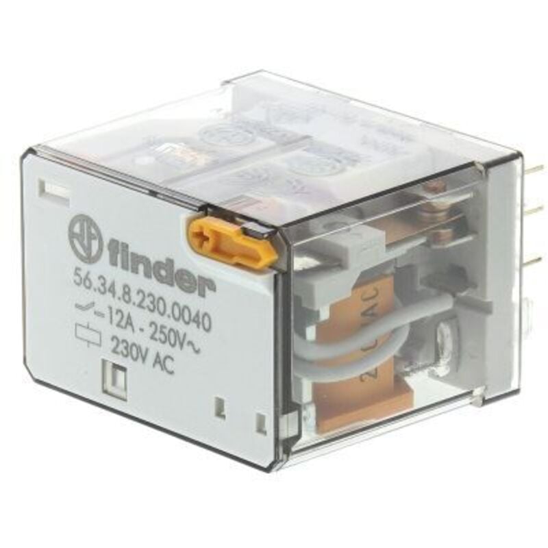 56.34.8.230.0040 Relais enfichable 230 v/ac 12 a 4 inverseurs (rt) 1 pc(s) - Finder