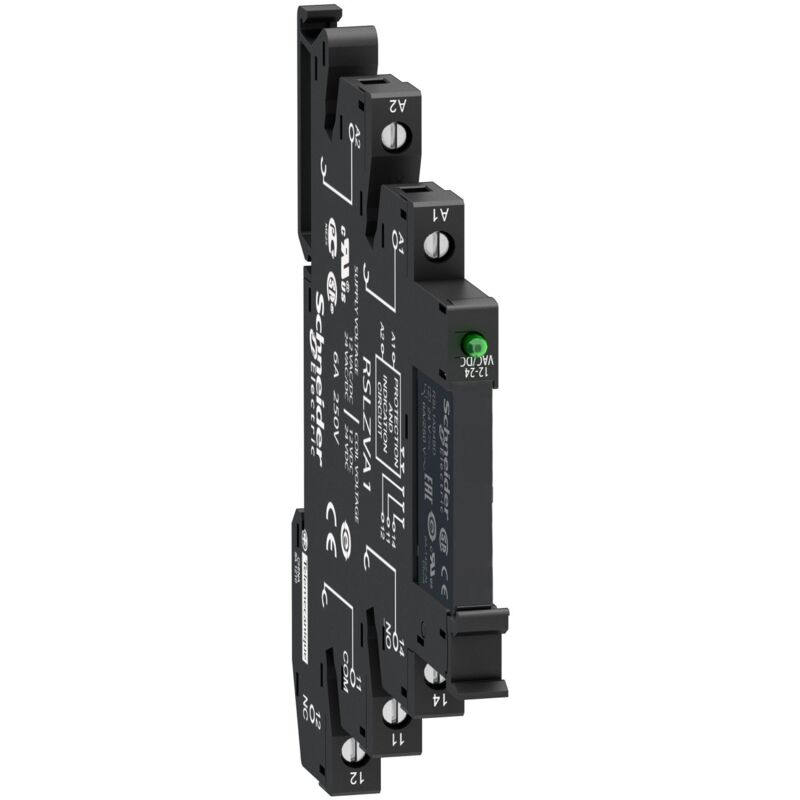 Schneider Electric - Zelio Relay rsl - relais pcb embrochable monté sur embase - 1OF - 6A - 230VACDC
