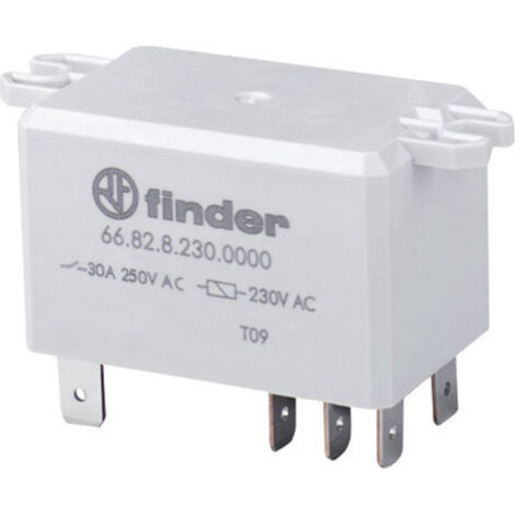 RELAIS FINDER 230Vac 2Schnitte Geschaltet 30A/250Vac 66828230.0000