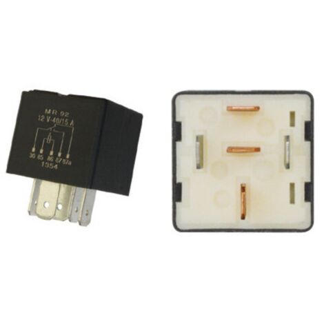 relais inverseur 12v 40/15a 5 broches sans support