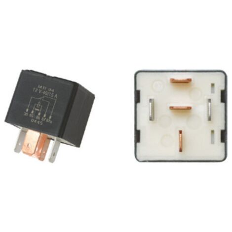 relais inverseur à résistance 12v 40/15a 5 broches sans support