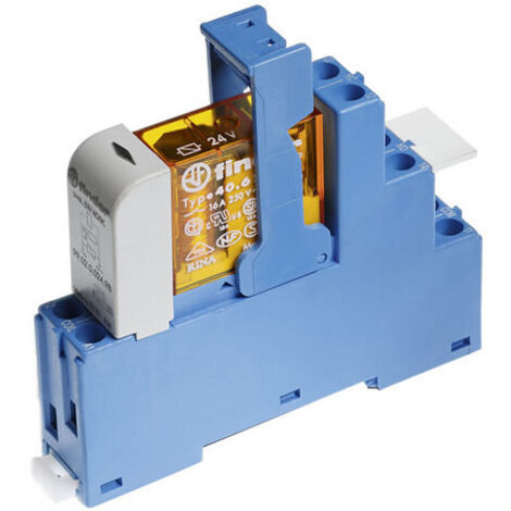 Relais-Koppelmodul 15,8mm, 2P 8A 230VAC, AgNi-Kontakte, Schraubklemmen, 35mm DIN-Schienenmontage, 48.52.8.230.0060