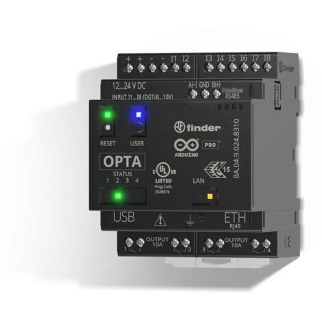 Relais logique Finder programmable OPTA Plus avec USB Type C 8A0490248310