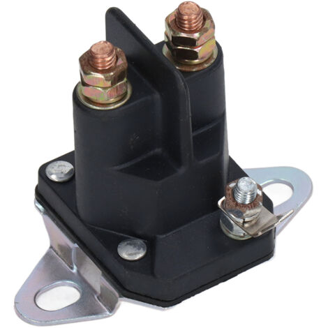 Relais Magnétique de Tondeuse ABS Robuste et Stable en Laiton pour ATV et Voiture 12V 4.8W