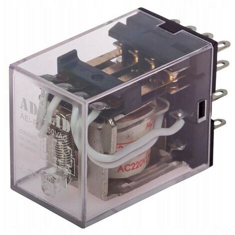 Relais Miniatur-Relais Finder 12V DC 5A 4 Wechsler 14 Pins für DIN-Schienenmontage