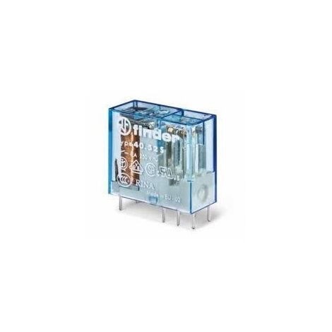 Relais miniature 40.52 pour circuit imprimé - 24V - 2 contacts - Série 40 - 8A - Pas de 5 mm