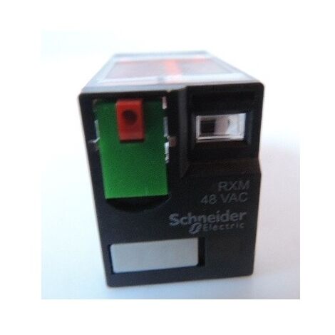 Relais miniature embrochable 12A 3OF 48V AC test Zelio Relay RXM SCHNEIDER ELECTRIC RXM3AB1E7