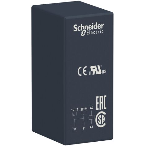 relais miniature - zelio relay rsb - 8a - 2of - 12v dc - schneider electric rsb2a080jd