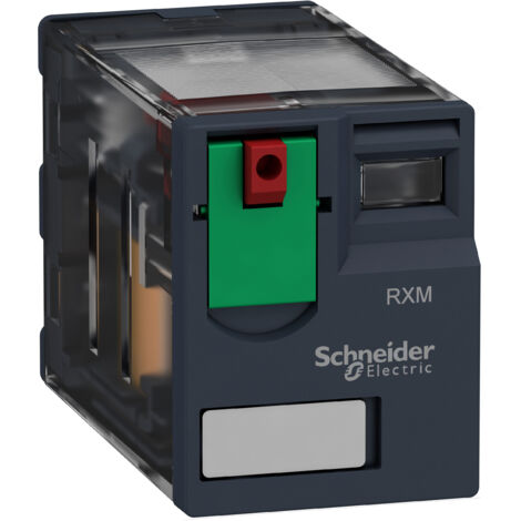 relais miniature - zelio relay rxm - 12a - 4of - 48v ac - schneider electric rxm4ab1e7