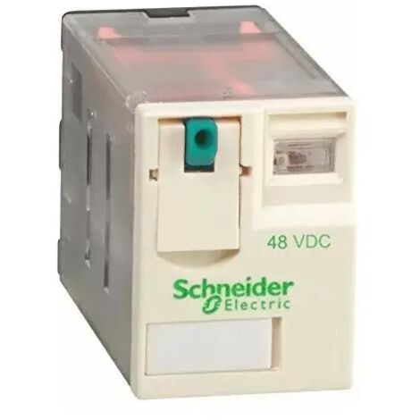 relais miniature - zelio relay rxm - 12a - 4of - 48v dc - schneider electric rxm4ab1ed