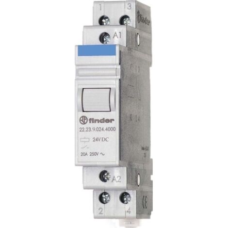 Relais modulaire 1NO + 1NC  20A 12V DC AgSnO2 268132 FINDER 222390124000