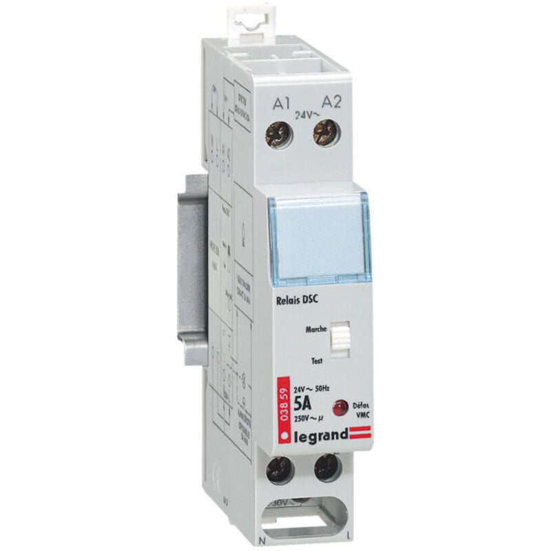 LEG03859 relais pour dispositif de sécurité collective gaz 24 v 50 hz - Legrand