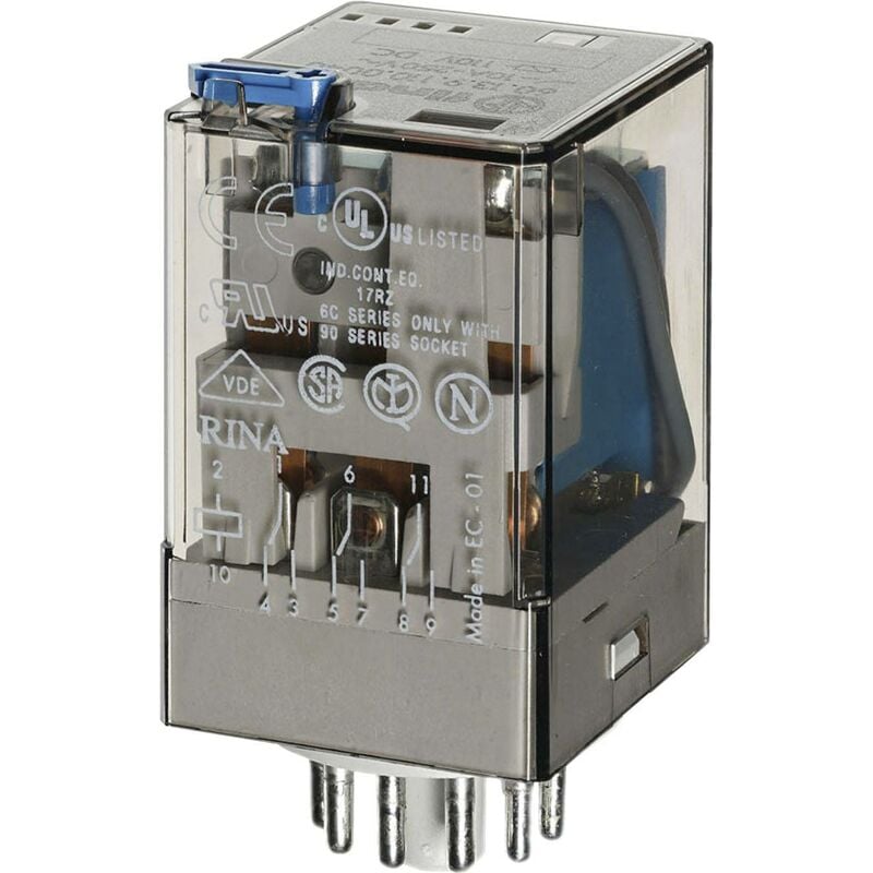 Finder - 60.13.9.080.0070 Relais enfichable 80 v/dc 10 a 3 inverseurs (rt) 1 pc(s) Y522203