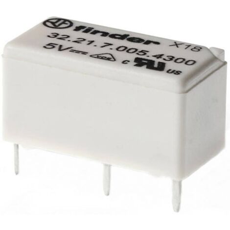 Relais pour circuits imprimés Finder 32.21.7.012.4000 12 V/DC 6 A 1 inverseur (RT) 1 pc(s)