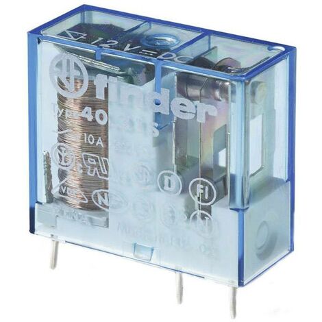 Relais pour circuits imprimés Finder 40.31.7.012.0000 12 V/DC 12 A 1 inverseur (RT) 1 pc(s) S878791