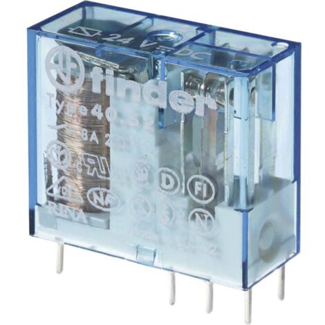 Relais pour circuits imprimés Finder 40.52.7.024.0000 40.52.7.024.0000 24 V/DC 8 A 2 inverseurs (RT) 1 pc(s)
