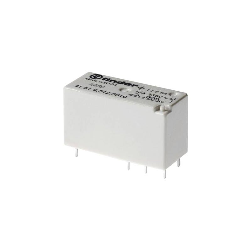 Relais pour circuits imprimés Finder 41.61.9.012.0010 12 v/dc 16 a 1 inverseur (rt) 1 pc(s)