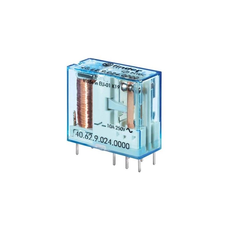 Relais pour circuits imprimés Finder 40.62.9.024.0000 24 v/dc 10 a 2 inverseurs (rt) 1 pc(s)
