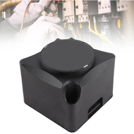 Relais sensible à la tension VSR numérique intelligent à double batterie 140 A étanche, charge automatique pour voiture, camping-car, quad, SSV, bateau, véhicule tout-terrain marin, noir
